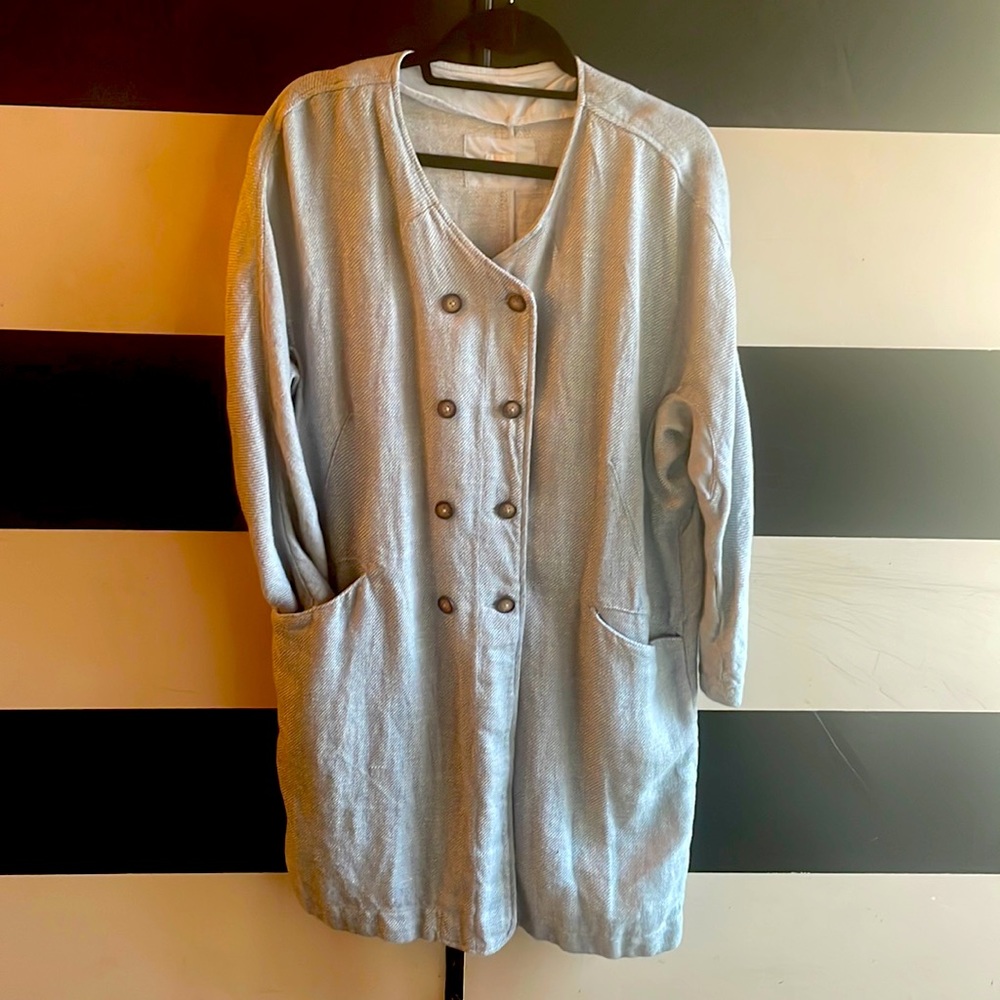 Poetry Linen Spring “ car coat”